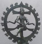 Antieke grote bronzen Shiva, Hindoeïstische Godheid. 58cm, Ophalen of Verzenden, Brons