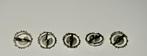 5 xVintage watch balance wheels, Handtassen en Accessoires, Ophalen of Verzenden