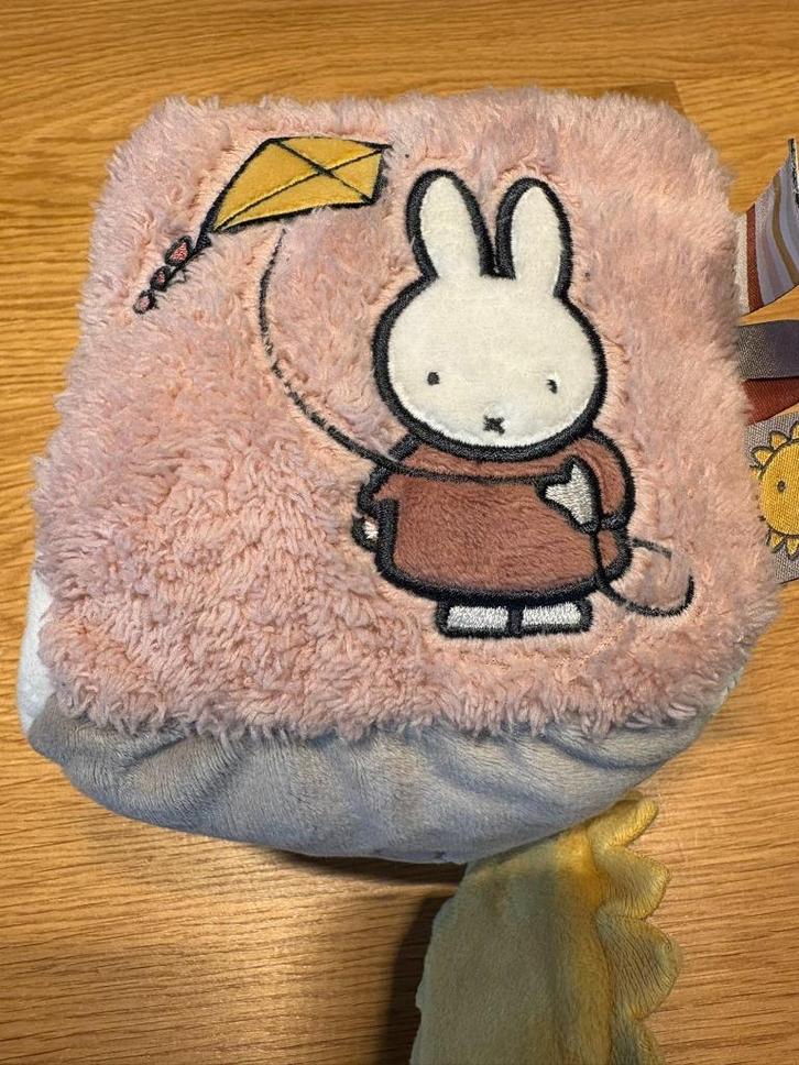 Nijntje Educatief Speelgoed Fluffy Kubus Pink, Kinderen en Baby's, Speelgoed | Educatief en Creatief, Zo goed als nieuw, Ontdekken