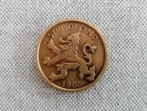 Brons Munt Strijdfonds 1965 - 10 Jaar Volksunie 1954-1964 VU, Postzegels en Munten, Munten | België, Losse munt, Brons, Ophalen of Verzenden