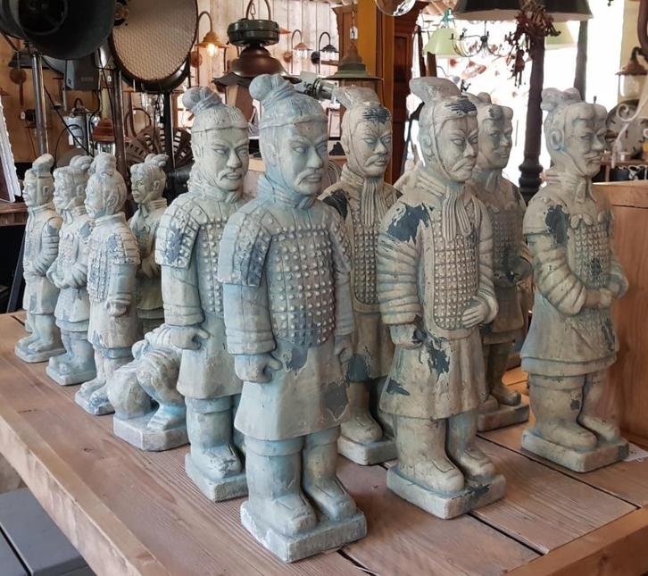 Aziatische Chinese terracotta krijgers en beelden, Antiek en Kunst, Kunst | Beelden en Houtsnijwerken, Ophalen of Verzenden