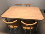 Keukentafel met 6 stoelen, Ophalen, Zo goed als nieuw