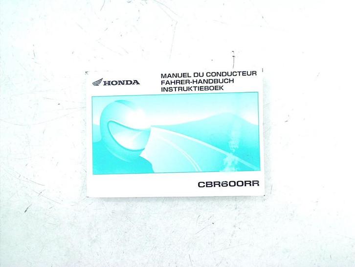 INSTRUKTIEBOEK Honda CBR 600 RR 2007-2012 (CBR600RR PC40), Motoren, Onderdelen | Honda, Gebruikt