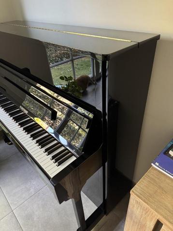 PIANO HOFFMANN V126 ZWART HOOGGLANS (BECHSTEIN MADE) beschikbaar voor biedingen