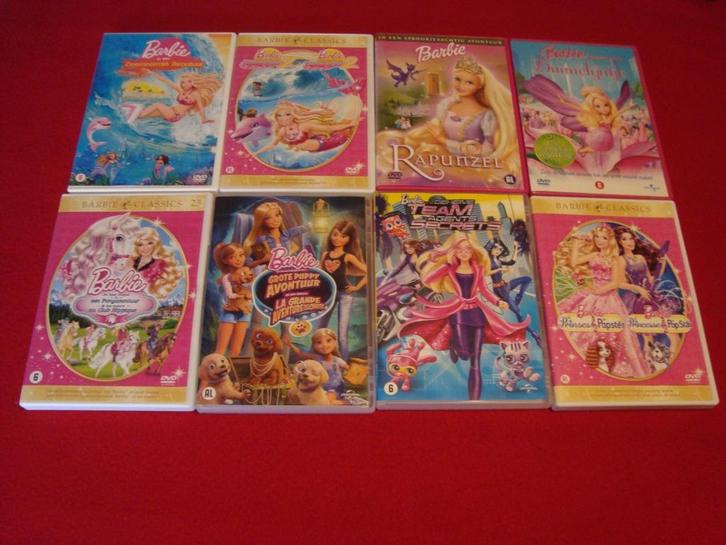 13 barbie dvd's, Cd's en Dvd's, Dvd's | Tekenfilms en Animatie, Tekenfilm, Ophalen of Verzenden