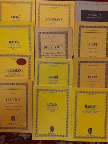 Partitions d'orchestre/ partitions conducteur beschikbaar voor biedingen