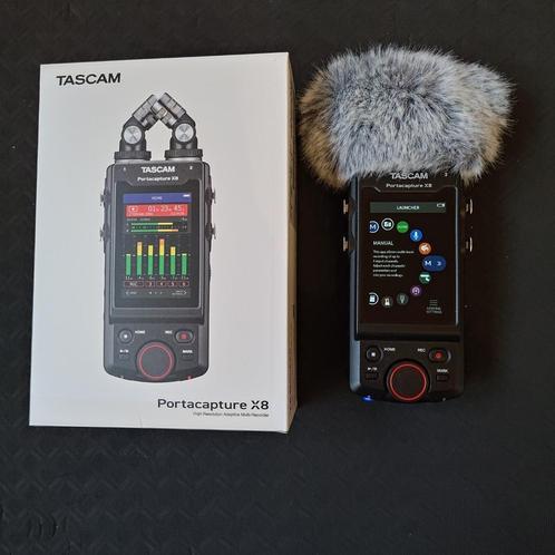 Tascam Portacapture X8 BUNDLE, Muziek en Instrumenten, Mengpanelen, Zo goed als nieuw, 5 tot 10 kanalen, Microfooningang, Ophalen of Verzenden