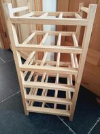 houten flessenrek of wijnrek (10 euro), Ophalen, Zo goed als nieuw