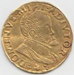 1/2 Reaal 1555-1598 Philips II / Brugge / Zeldzaam !!, Postzegels en Munten, Munten | België, Goud, Goud, Ophalen of Verzenden