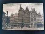Anvers - Grote Markt - Brabo et maisons de commerce 1910, Affranchie, Envoi, Anvers, Avant 1920