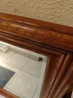 Facet spiegel in houten frame, Enlèvement, Rectangulaire, 200 cm ou plus, Moins de 100 cm