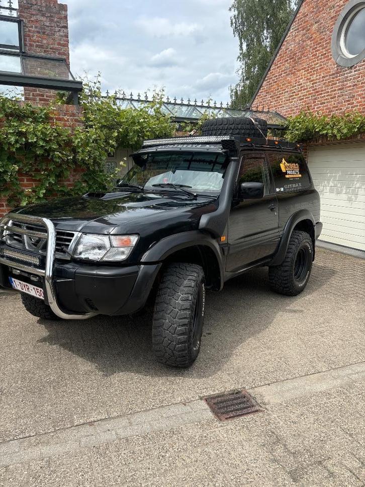 Nissan patrol y61 3.0l swb, Auto's, Nissan, Particulier, Patrol, Diesel, Handgeschakeld, Zwart, Vierwielaandrijving, Ophalen
