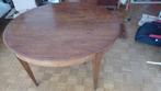 Ovale tafel notelaar hout verlengbaar, Ophalen