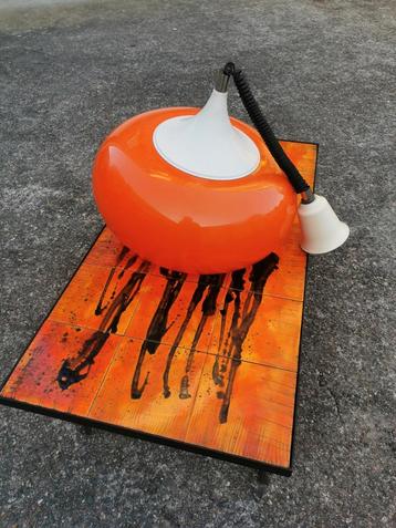Vintage Space Age hanglamp jaren 70  beschikbaar voor biedingen