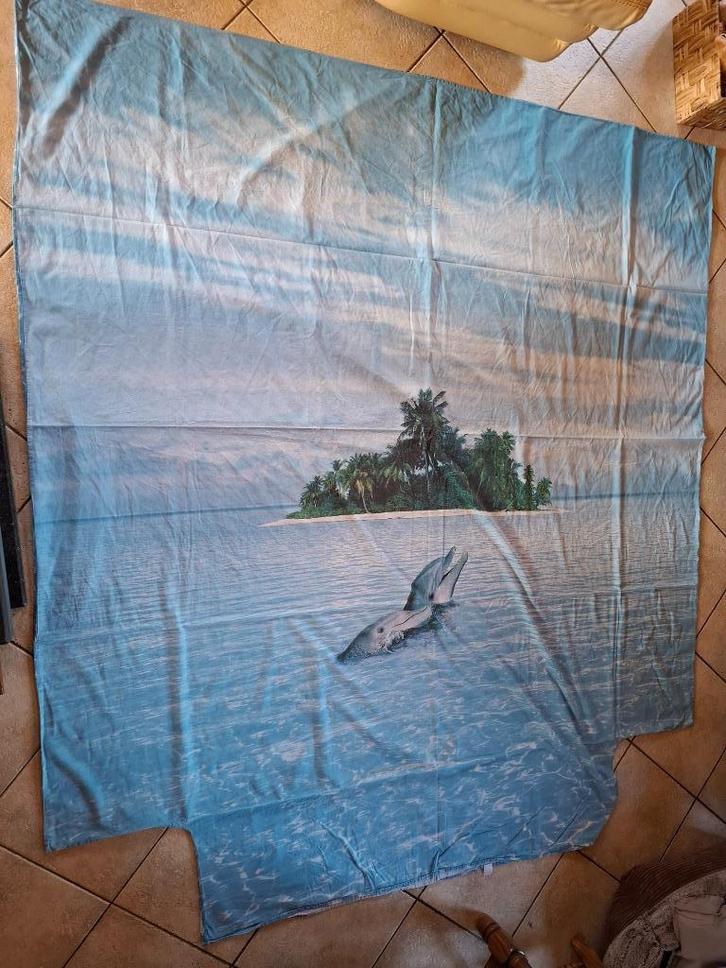 Parure de lit : deux Housses de couette de 220X200, Huis en Inrichting, Slaapkamer | Beddengoed, Gebruikt, Dekbedovertrek, Tweepersoons