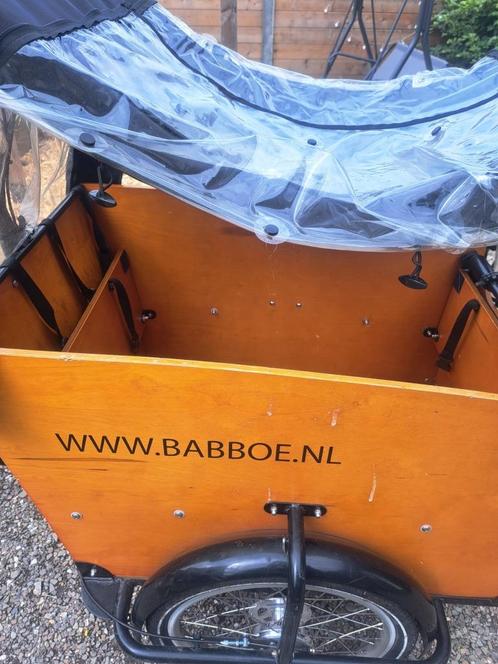 Bakfiets elektrisch babboe, Fietsen en Brommers, Fietsen | Bakfietsen, Gebruikt, Overige merken, 4 kinderen of meer, Elektrisch