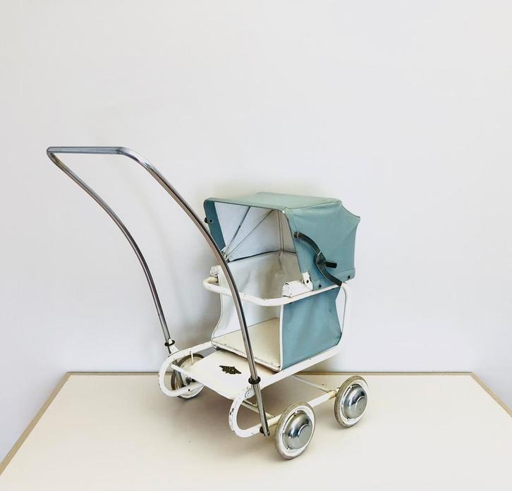 Poppewagen Souplex 1950, Verzamelen, Speelgoed, Ophalen