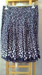 Marineblauwe rok met witte stippen Camaïeu 44, Kleding | Dames, Blauw, Ophalen of Verzenden, Gedragen, Onder de knie