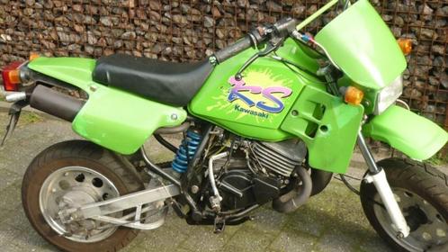 kawasaki ks 80cc minibike op motorplaat ,tel 0496/650959, Vélos & Vélomoteurs, Mini Bikes, Midi Bikes & Pit Bikes, Utilisé, Autres types