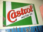 RETRO emaille reclamebord CASTROL, Verzamelen, Merken en Reclamevoorwerpen, Ophalen, Gebruikt, Reclamebord