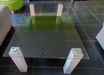 salontafel in glas, Huis en Inrichting, Tafels | Salontafels, Ophalen, Gebruikt, Glas