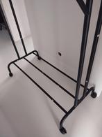 Metalen kledingrek, Ophalen, Met wielen, Zo goed als nieuw