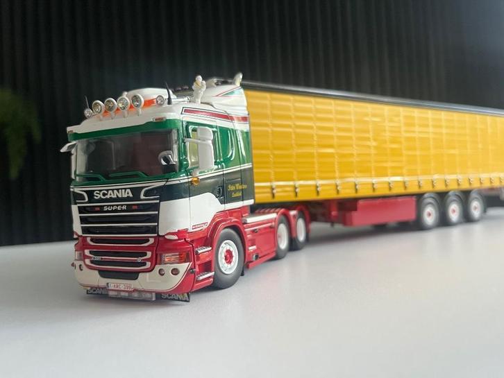 Tekno Scania PWT Peter Wouters, Hobby en Vrije tijd, Modelauto's | 1:50, Zo goed als nieuw, Bus of Vrachtwagen, Tekno, Verzenden