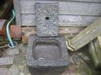 mooie oude brut gekapte arduinen pompbak met rugstuk, Ophalen, Gebruikt