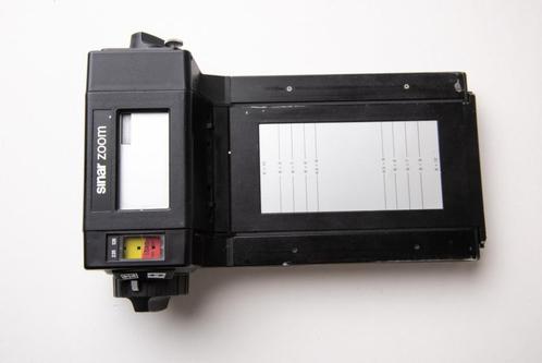 Sinar Vario ZOOM filmcassette mét Vario Mask en andere, Audio, Tv en Foto, Fotocamera's Analoog, Zo goed als nieuw, Overige Merken
