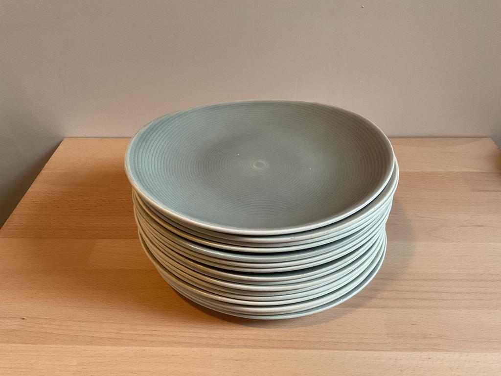 Lot de 16 assiettes et 9 bols en faïence Salins France, Antiquités & Art, Antiquités | Services (vaisselle) pièces, Enlèvement