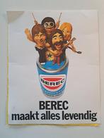 Vintage Sticker - Berec Maakt alles Levendig - Grote Sticker, Gebruikt, Ophalen of Verzenden, Merk