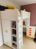 Hoogslaper (IKEA) met bureau ladekast en kleerkast, Ophalen, Hoogslaper