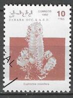 Westelijke Sahara 1992 - Yvert 1001cin - Bloemen (ST), Timbres & Monnaies, Timbres | Afrique, Affranchi, Envoi
