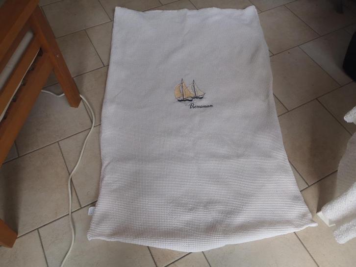 dekbedovertrek voor baby's, Kinderen en Baby's, Kinderkamer | Beddengoed, Zo goed als nieuw, Dekbedovertrek, Wit, Jongetje of Meisje