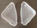 2 Umbra Flex gel-lock-hoekbakjes, Huis en Inrichting, Ophalen of Verzenden, Zo goed als nieuw, Grijs