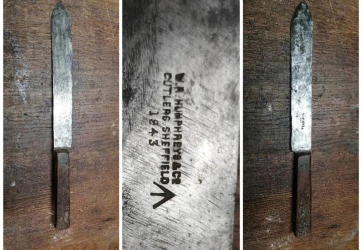 Engels militair mes uit de Tweede Wereldoorlog 1943 GB, Verzamelen, Militaria | Tweede Wereldoorlog, Overige soorten, Verzenden