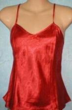 Zeer Mooi Satijnen Nachthemdje rood Maat : 36-38 Nieuw., Kleding | Dames, Ondergoed en Lingerie, Gina Benotti, Ophalen of Verzenden