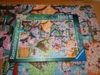 nr.65 - Puzzel: kersenboom in bloei - 1000 stukjes, Ophalen of Verzenden, 500 t/m 1500 stukjes, Legpuzzel