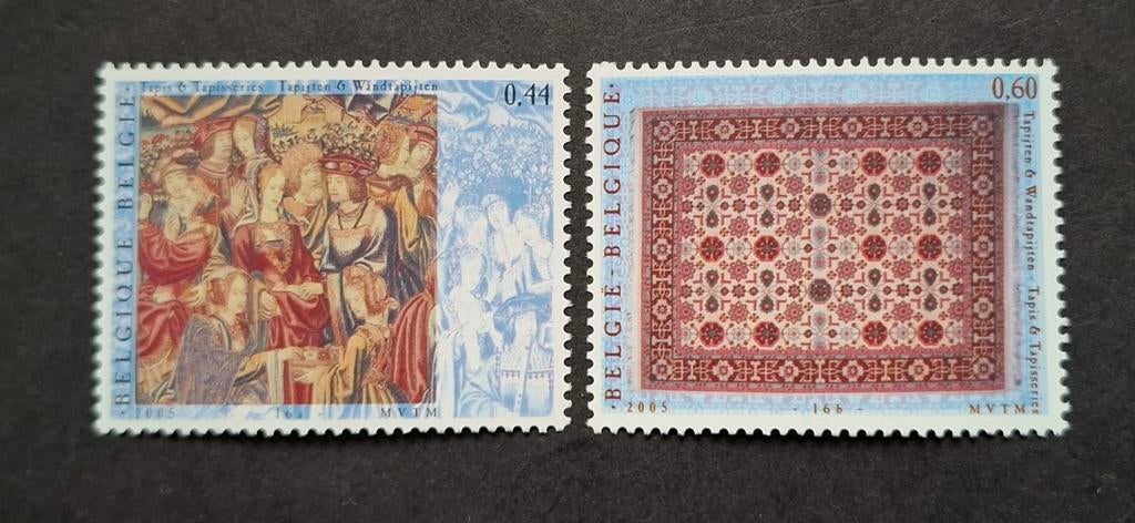 Belgique : COB 3413/14 ** Tapis 2005., Sans timbre, Neuf, Enlèvement ou Envoi, Non oblitéré
