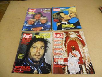 Revues Paris Match  beschikbaar voor biedingen
