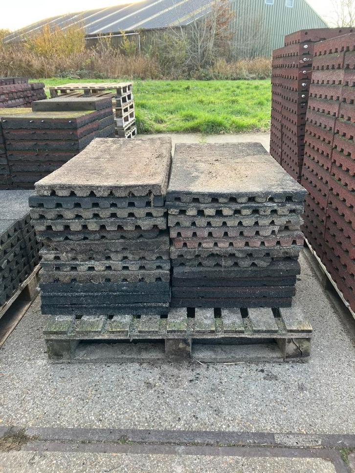 9m2 vochtdoorlatende rubberen stalmatten, Dieren en Toebehoren, Stalling en Weidegang