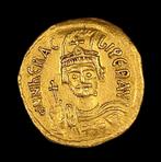 AV Solidus - Keizer Heraclius (610-641) - Byzantijnse rijk, Postzegels en Munten, Goud, Ophalen of Verzenden, Losse munt