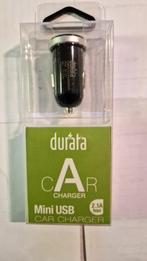 Durata Dual USB Car Charger Black (DR-C22), Enlèvement ou Envoi, Neuf