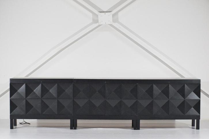 De Coene Brutalist Sideboard & Barkast – Jaren 60-70, Antiek en Kunst, Antiek | Meubels | Kasten, Ophalen