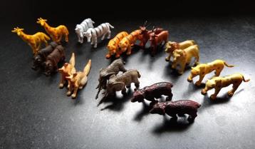 Safari Dieren in pvc 20 stuks   beschikbaar voor biedingen