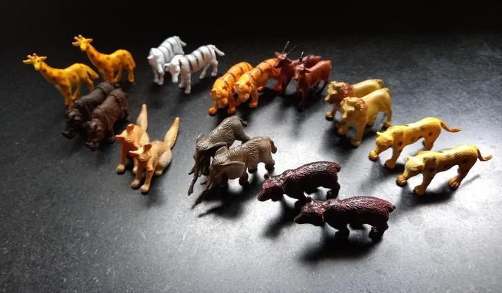 Safari Dieren in pvc 20 stuks, Kinderen en Baby's, Speelgoed | Educatief en Creatief, Ophalen of Verzenden