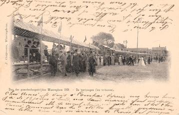 zeldzame postkaart 1901 Waregem Koerse beschikbaar voor biedingen