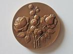Gand Médaille bronze Fleurs Floralies 1970 Belgique Flandres, Timbres & Monnaies, Bronze, Enlèvement ou Envoi