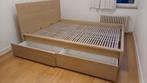 Lit Malm 160x200cm avec 4 tiroirs, Enlèvement