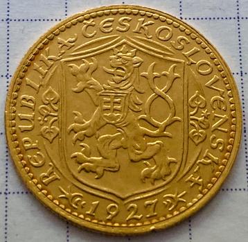 Gouden ducaat 1927 Tsjecho-Slowakije beschikbaar voor biedingen